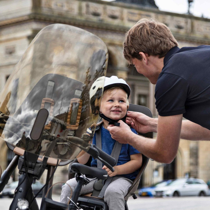 Přední sedačka na kolo s adaptérem