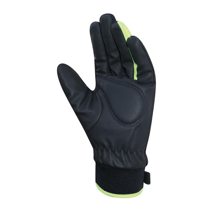 Zimní cyklistické rukavice pro děti Kids Waterproof černé/neonově žluté
