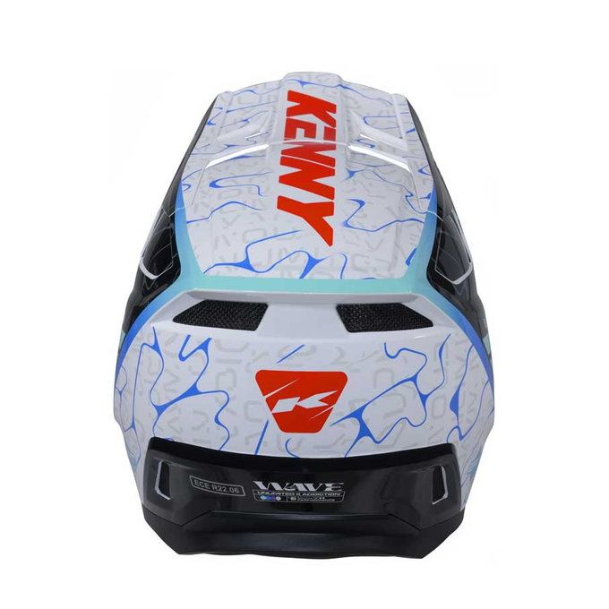 PERFORMANCE GRAPHIC + Wave Blue White