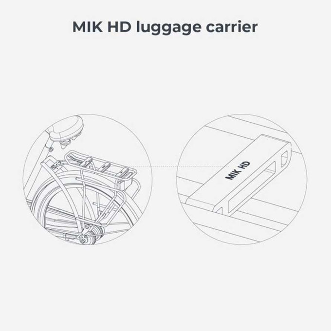 Zadní sedačka Ta-ke na kolo pro MIK nosiče