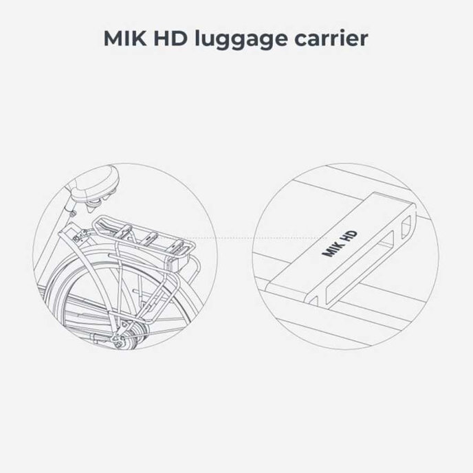 Zadní sedačka Ta-ke na kolo pro MIK nosiče