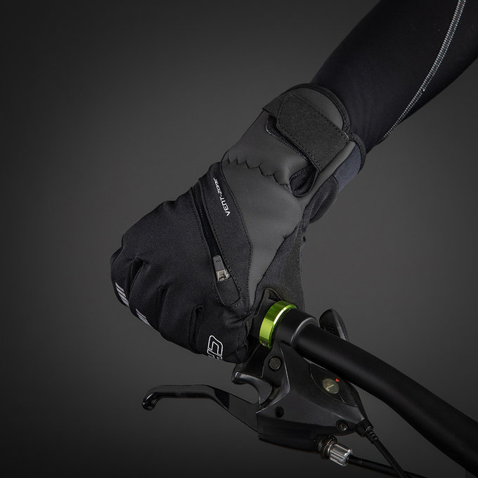 Zimní cyklistické rukavice pro dospělé City Liner černé