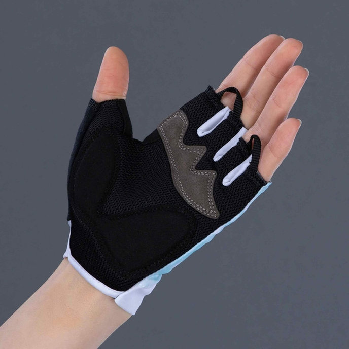 Cyklistické rukavice pro ženy Lady Tie Dye fialové