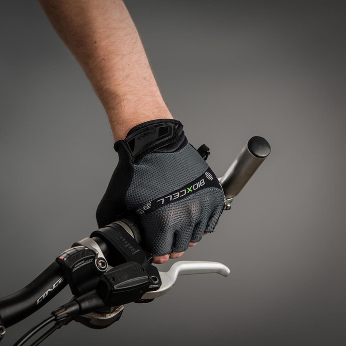 Cyklistické rukavice pro dospělé BioXCell Pro tmavošedé
