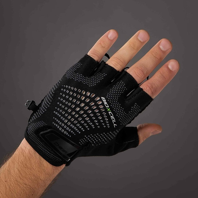 Cyklistické rukavice pro dospělé BioXCell Super Fly černé