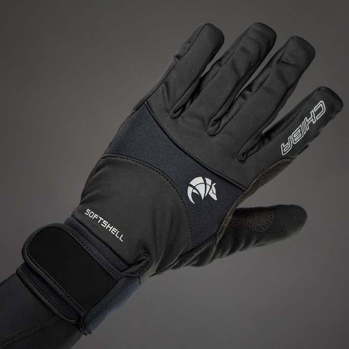 Zimní cyklistické rukavice pro dospělé Classic černé