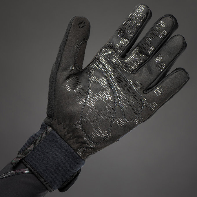 Zimní cyklistické rukavice pro dospělé Classic černé