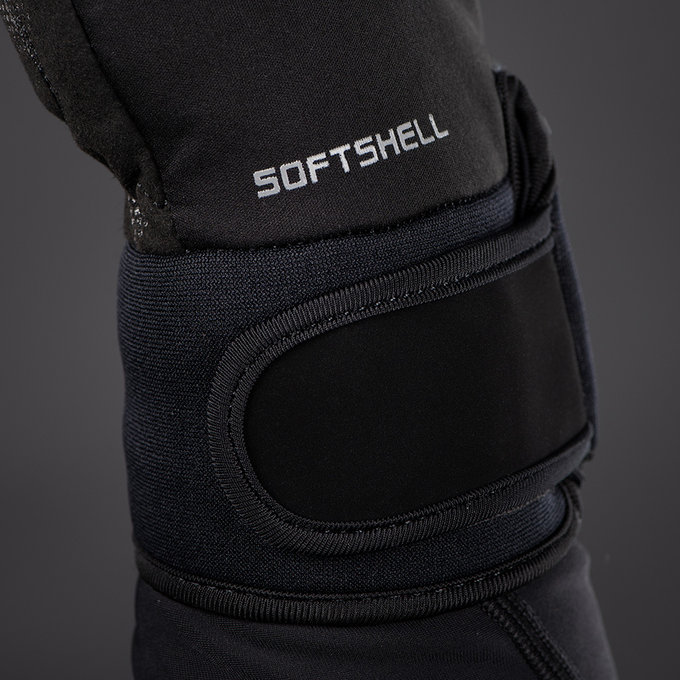 Zimní cyklistické rukavice pro dospělé Classic černé