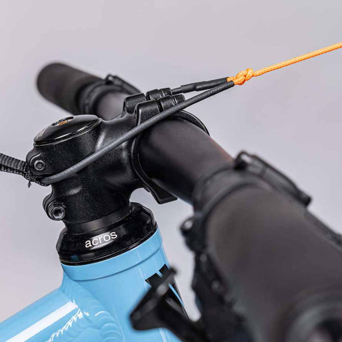 Samonavíjecí lano na tahání kola