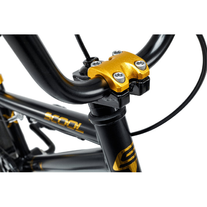 Dětské BMX kolo XtriX mini 16 černé/zlaté (od107 cm)