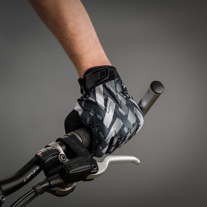 Cyklistické rukavice pro dospělé Elements šedé