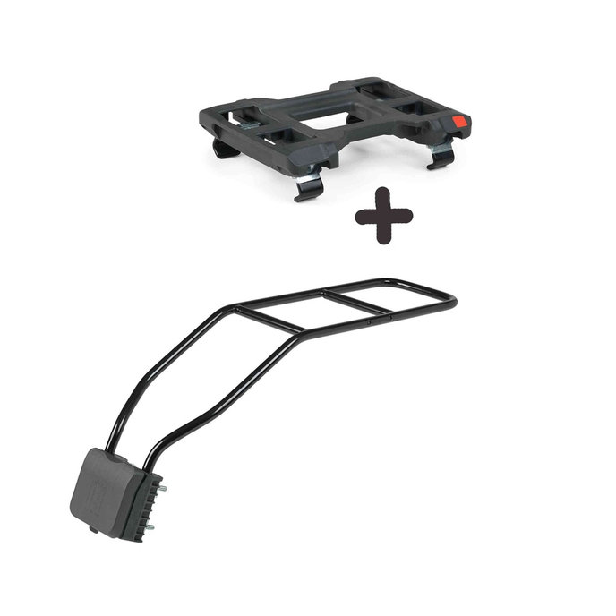 Zadní sedačka na kolo s adaptérem a nosičem na rám SET