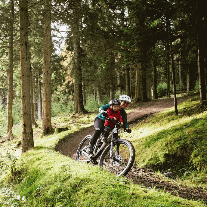 MTB Dětská sedačka a řidítka na rám