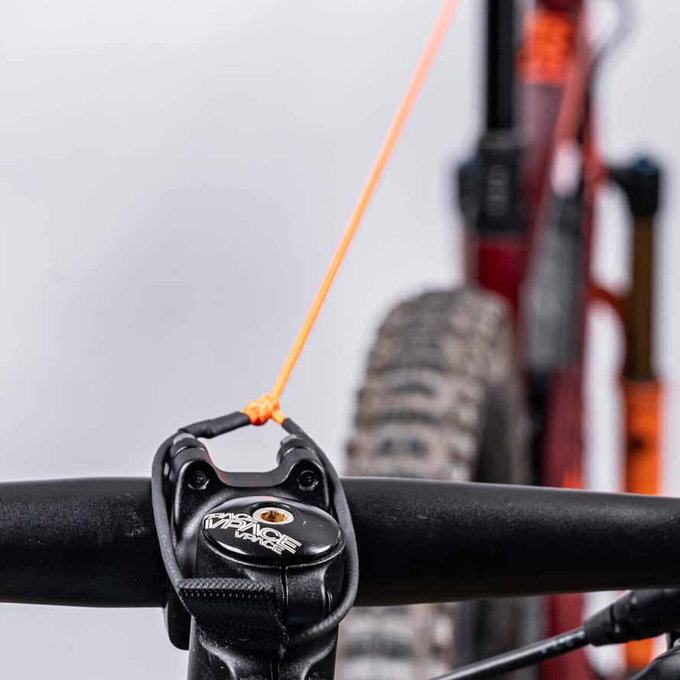 Samonavíjecí lano na tahání kola