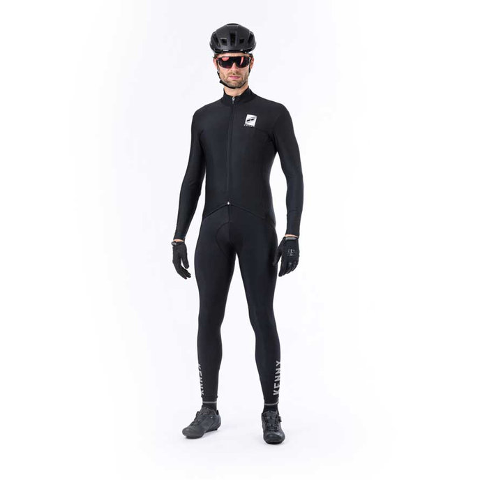 Zimní cyklistický dres ESCAPE Black