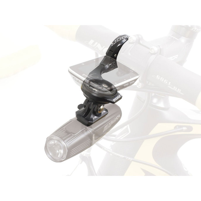 Vysunutý držiak na cyklopočítač a svetlo