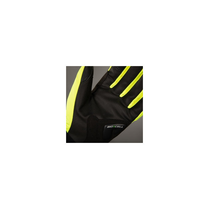 Zimní cyklistické rukavice pro dospělé BioXcell Warm Winter neonově žluté
