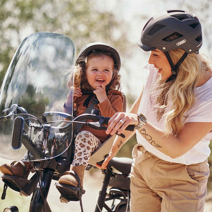 Přední sedačka na kolo s adaptérem