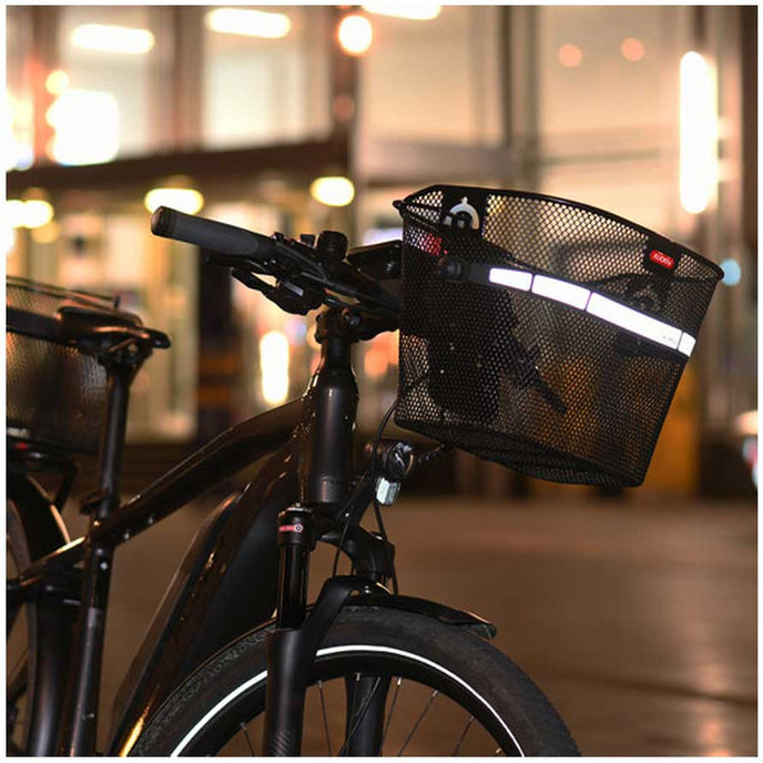 UNI BASKET košík na řídítka černý