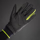 Zimní cyklistické rukavice pro děti Kids Waterproof černé/neonově žluté