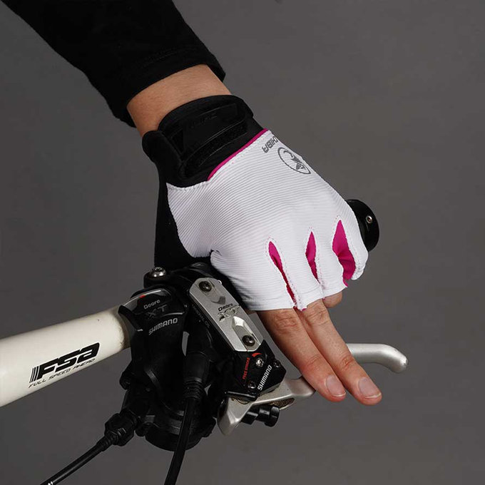 Cyklistické rukavice pro ženy BioXCell Lady bílé