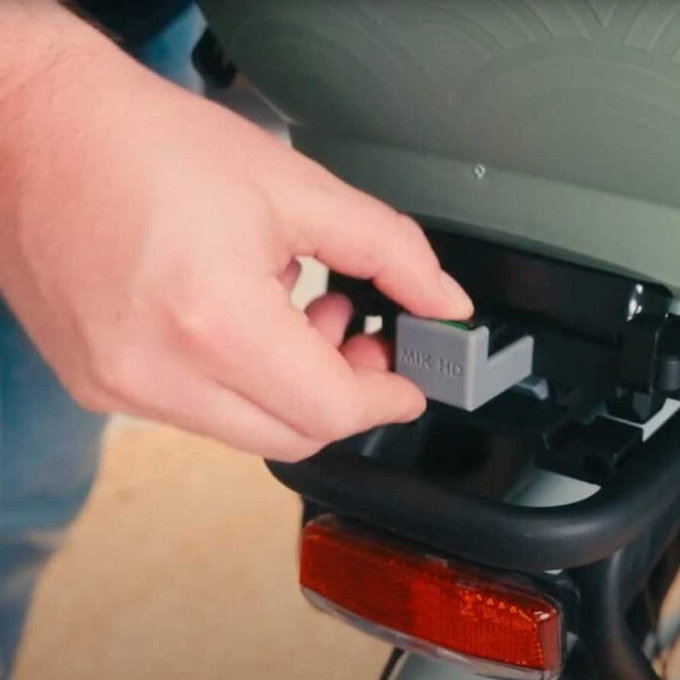 Zadní sedačka Ta-ke na kolo pro MIK nosiče