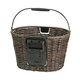 STRUCTURA OVAL proutěný košík na řídítka hnědý