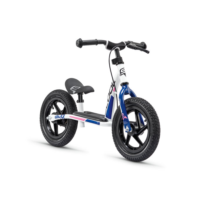 Dětské odrážedlo pedeX easy 12 bílo-modro-růžové