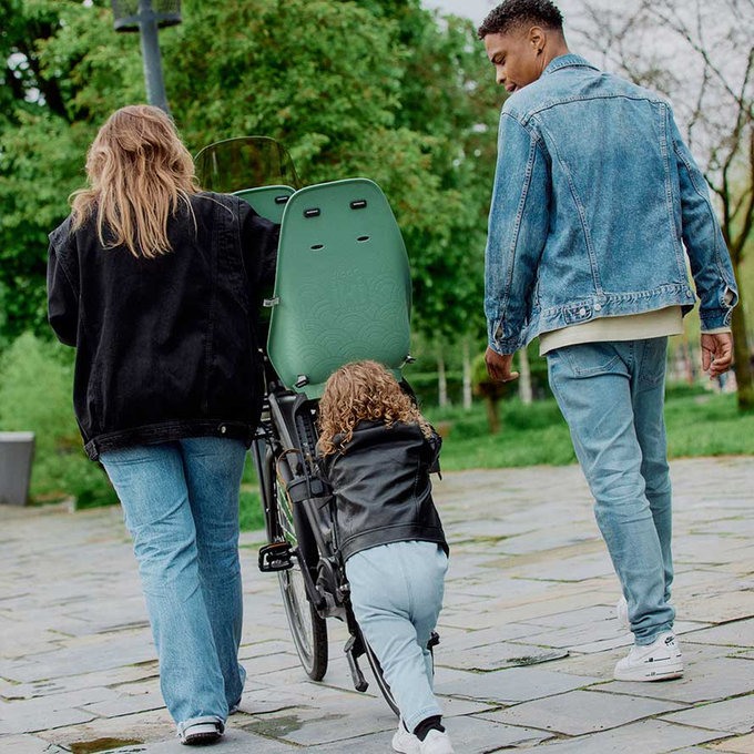 Zadní sedačka Ta-ke na kolo s adaptérem a nosičem na rám SET