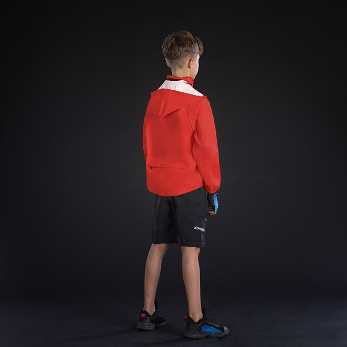 Dětská bunda do deště červená