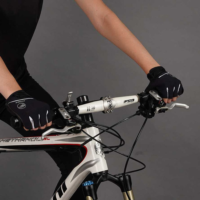 Cyklistické rukavice pro ženy BioXCell Lady černé