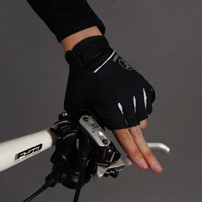 Cyklistické rukavice pro ženy BioXCell Lady černé