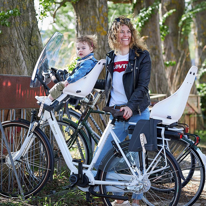 Přední sedačka na kolo s adaptérem