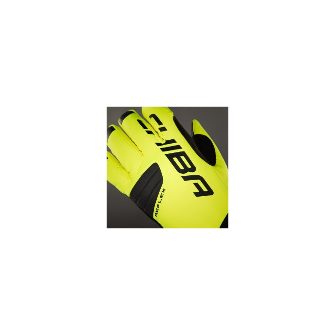 Zimní cyklistické rukavice pro dospělé BioXcell Warm Winter neonově žluté