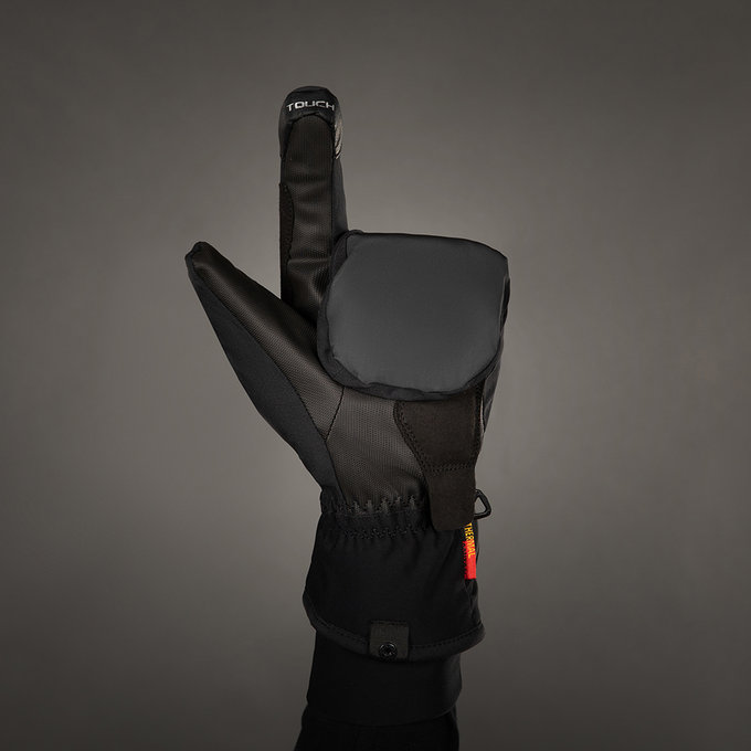 Zimní cyklistické rukavice pro dospělé Alaska Pro černé