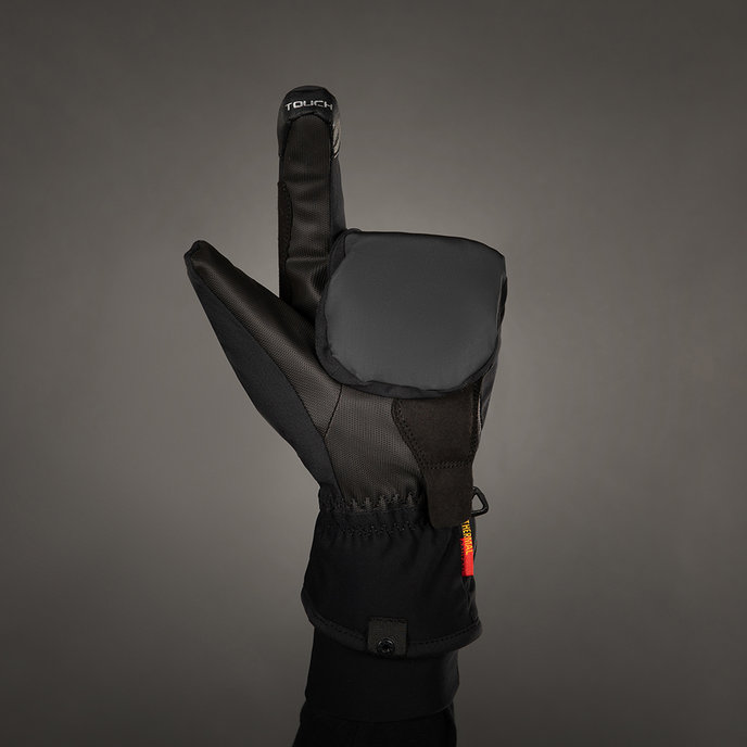 Zimní cyklistické rukavice pro dospělé Alaska Pro černé