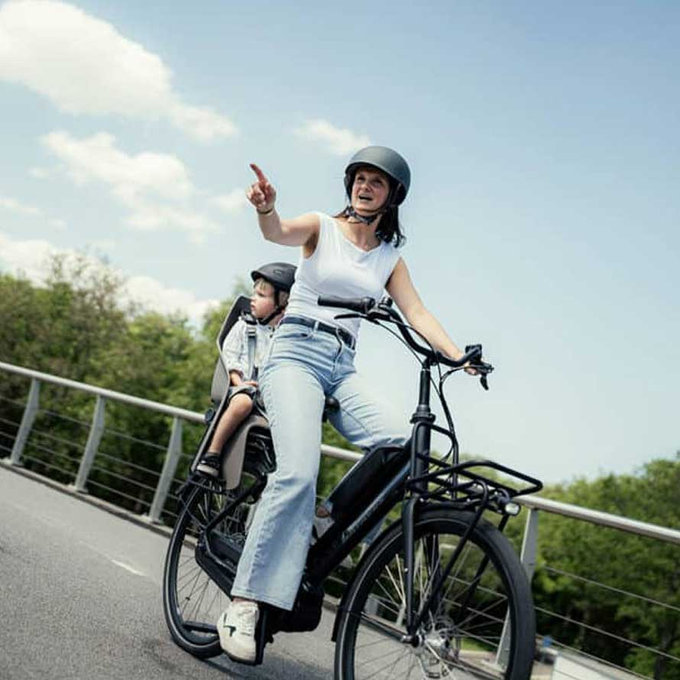 Zadní sedačka U-me na kolo pro MIK nosiče