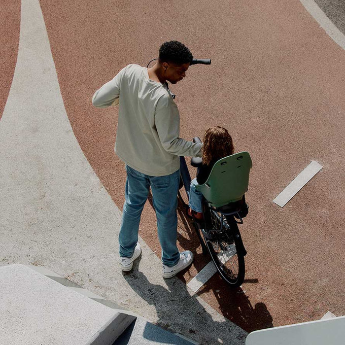 Zadní sedačka Ta-ke na kolo pro MIK nosiče