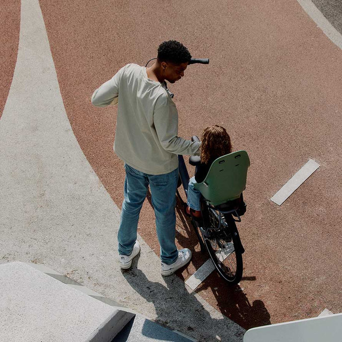 Zadní sedačka Ta-ke na kolo pro MIK nosiče