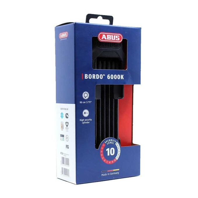 Zámek Bordo 6000K/90 BK SH