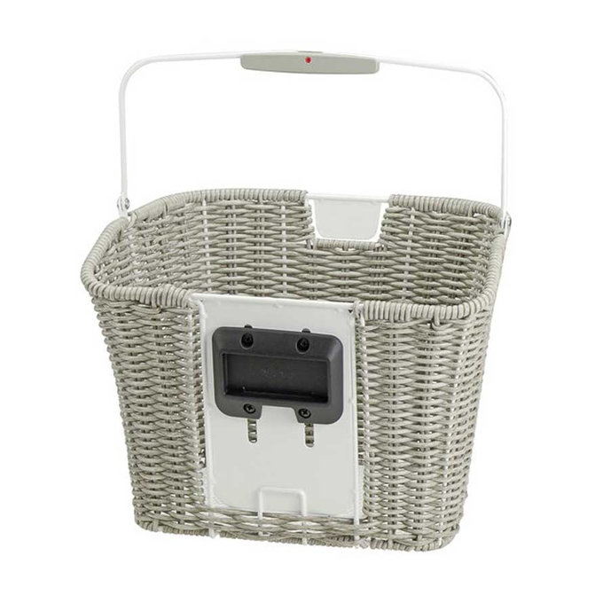 STRUCTURA RETRO proutěný košík na řidítka béžový