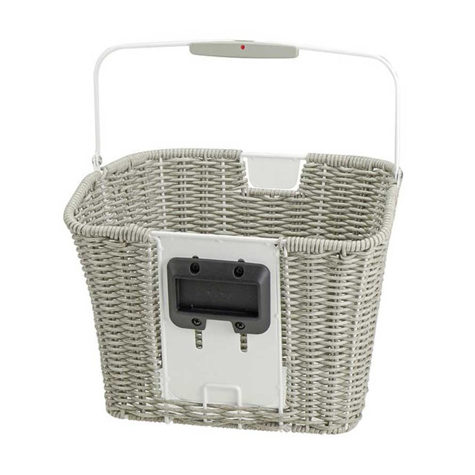 STRUCTURA RETRO proutěný košík na řidítka béžový