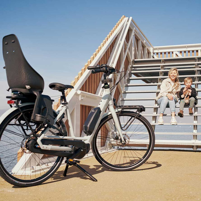 Zadní sedačka Ta-ke na kolo pro MIK nosiče