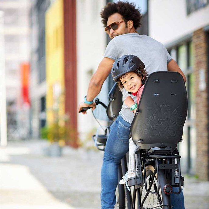 Zadní sedačka Ta-ke na kolo s adaptérem a nosičem na rám SET