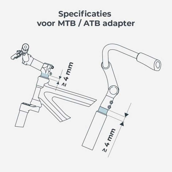 Přední sedačka Ta-ke s MTB/ATB adaptérem