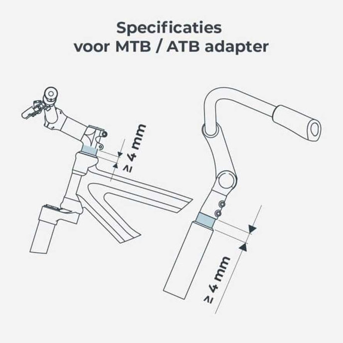 Přední sedačka Ta-ke s MTB/ATB adaptérem
