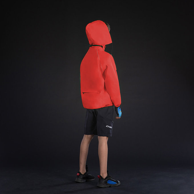 Dětská bunda do deště červená