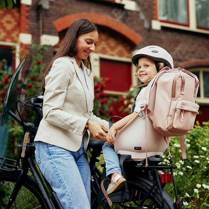 Zadní sedačka Ta-ke na kolo s adaptérem a nosičem na rám SET