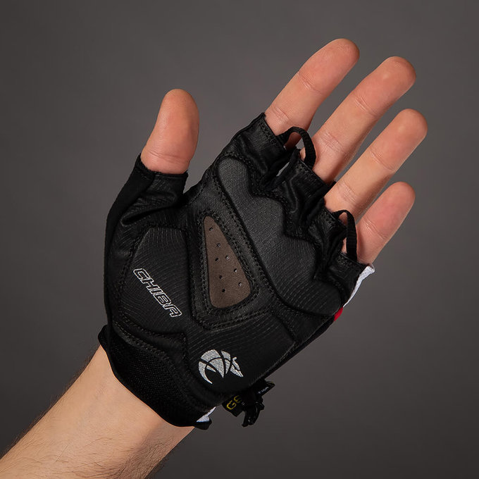 Cyklistické rukavice pro dospělé Gel Premium bílé