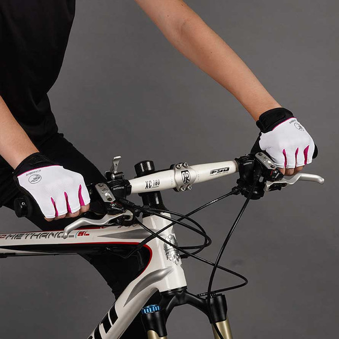 Cyklistické rukavice pro ženy BioXCell Lady bílé